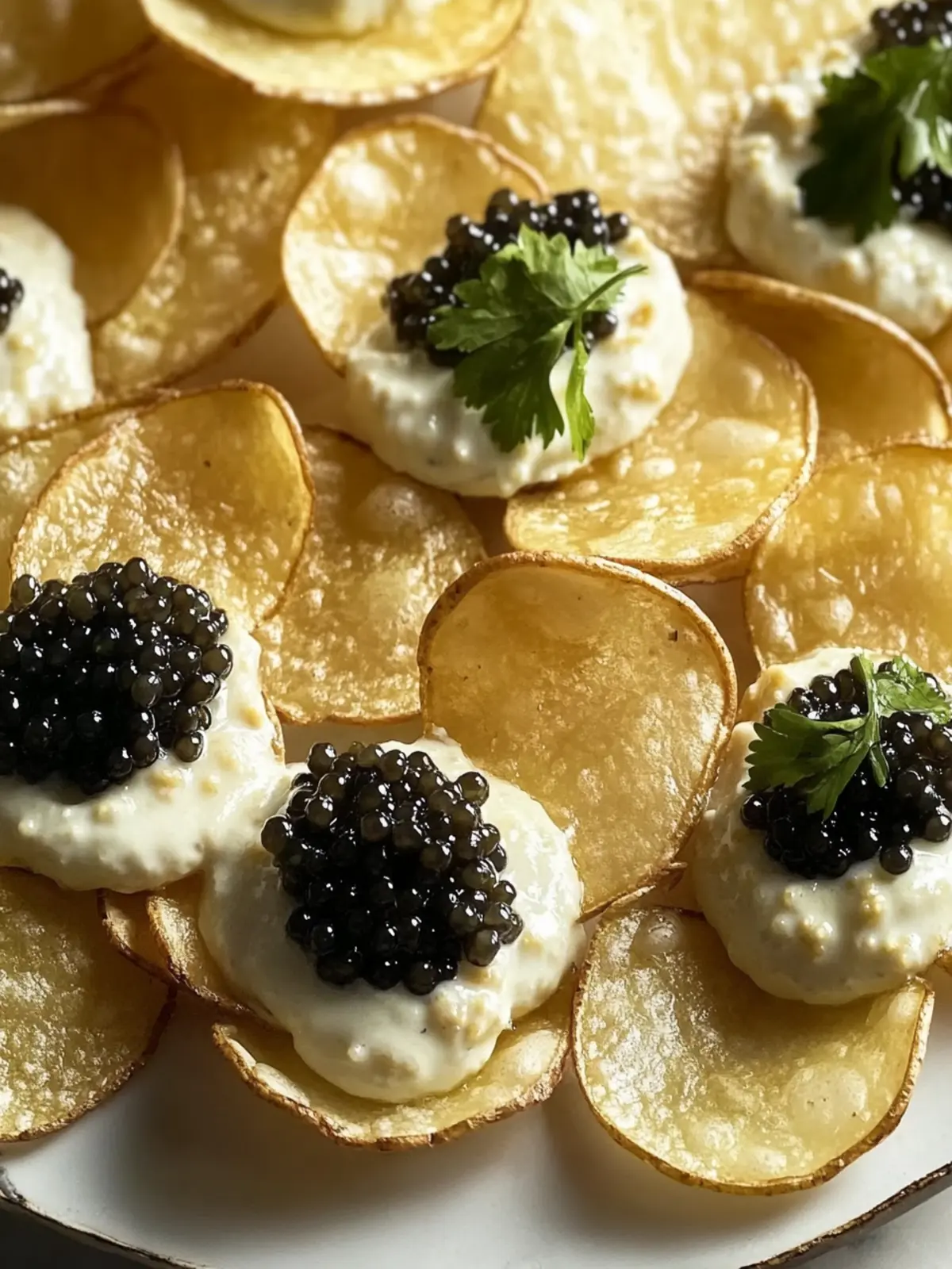 Caviar and Potato Chips