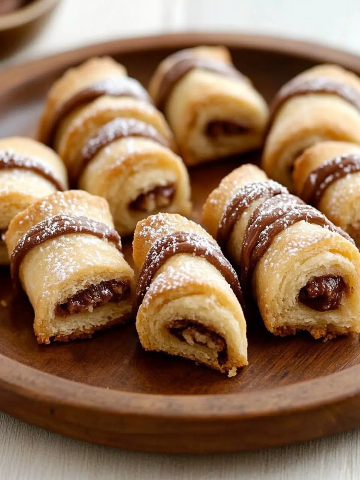 Easy Nutella Cookie Roll-Ups