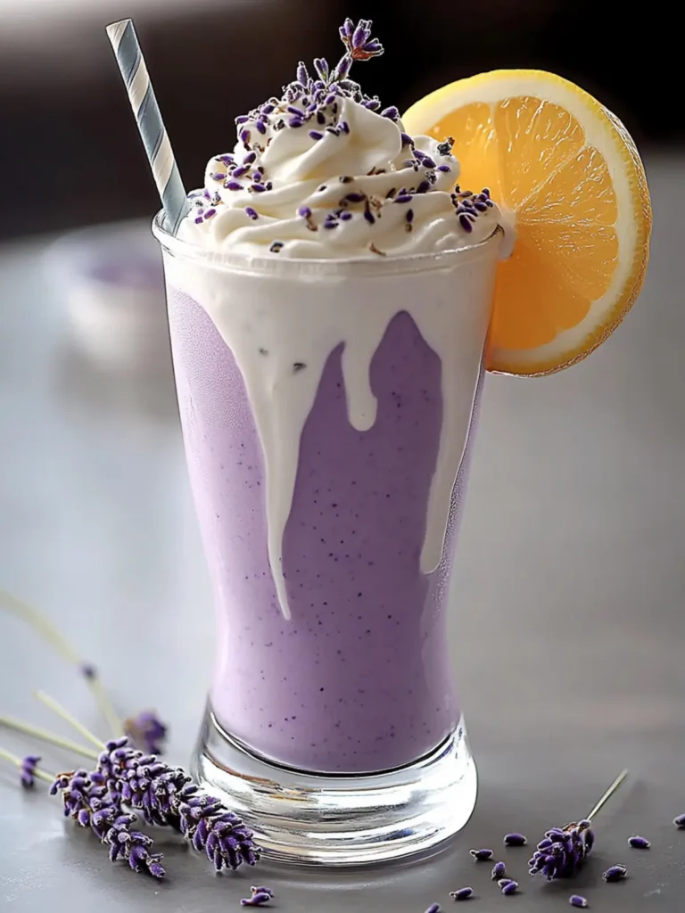 Earl Grey Lavender Milkshake