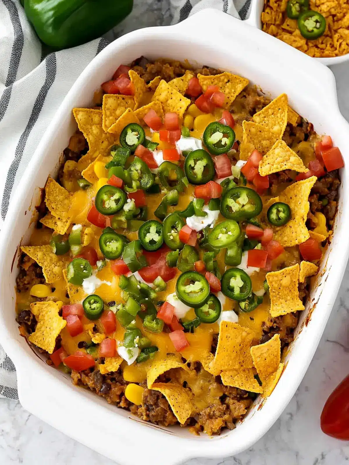 Easy Walking Taco Casserole with Fritos for Fun Family Nights 2 Easy Walking Taco Casserole with Fritos