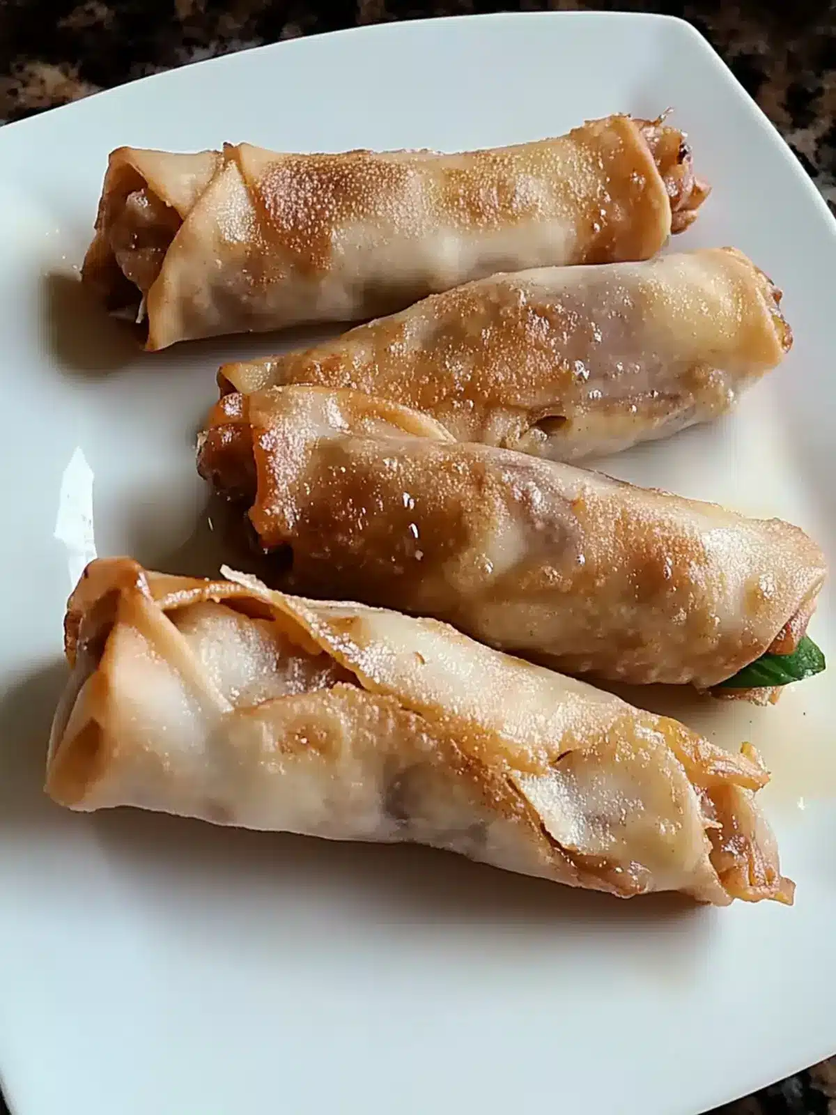 Air Fryer Apple Pie Egg Rolls