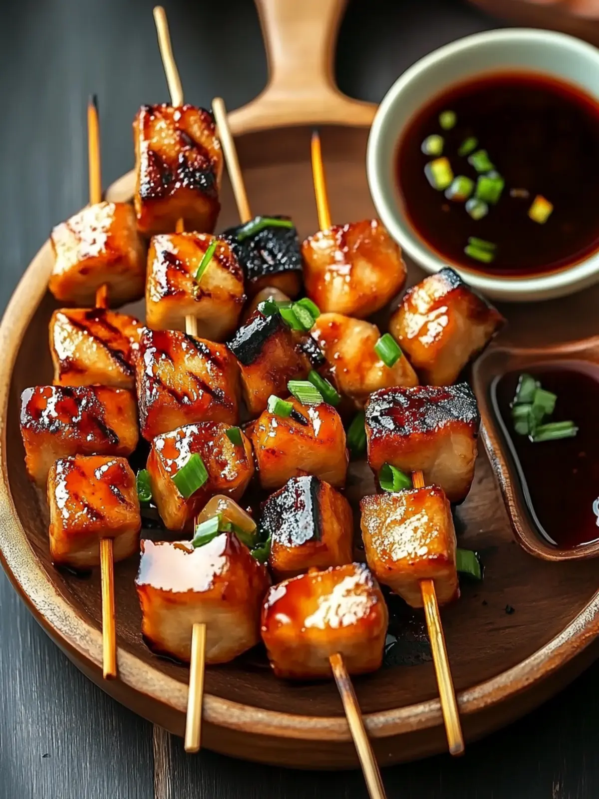Yakitori Skewers with Sauce