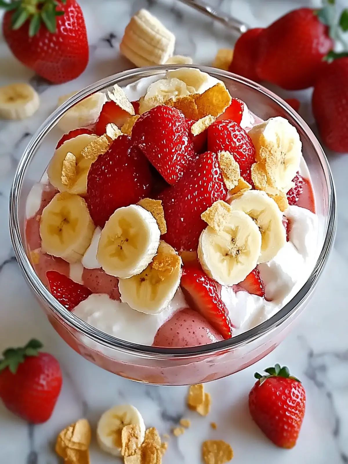 Strawberry Banana Pudding