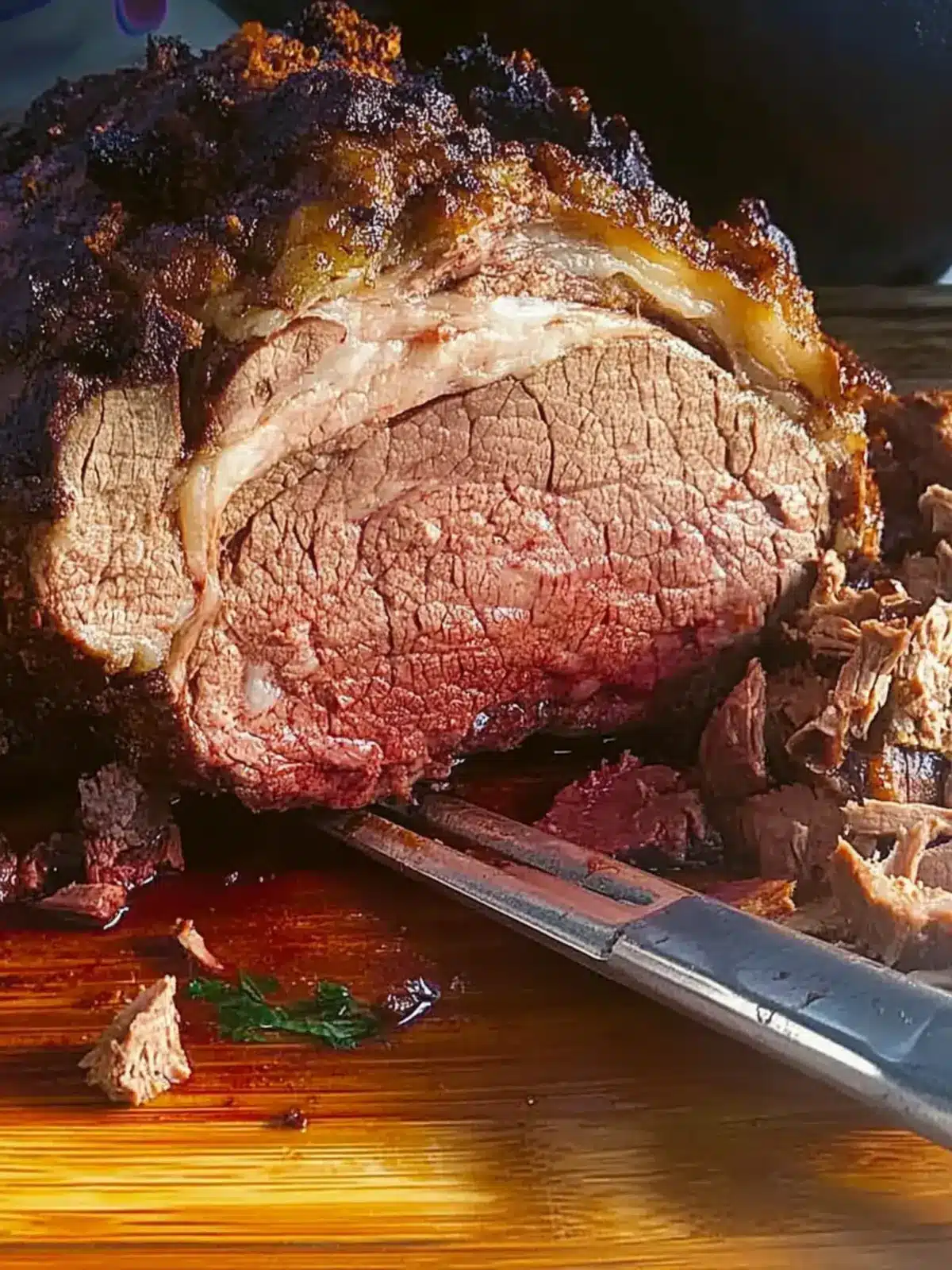 Smoked Standing Rib Roast