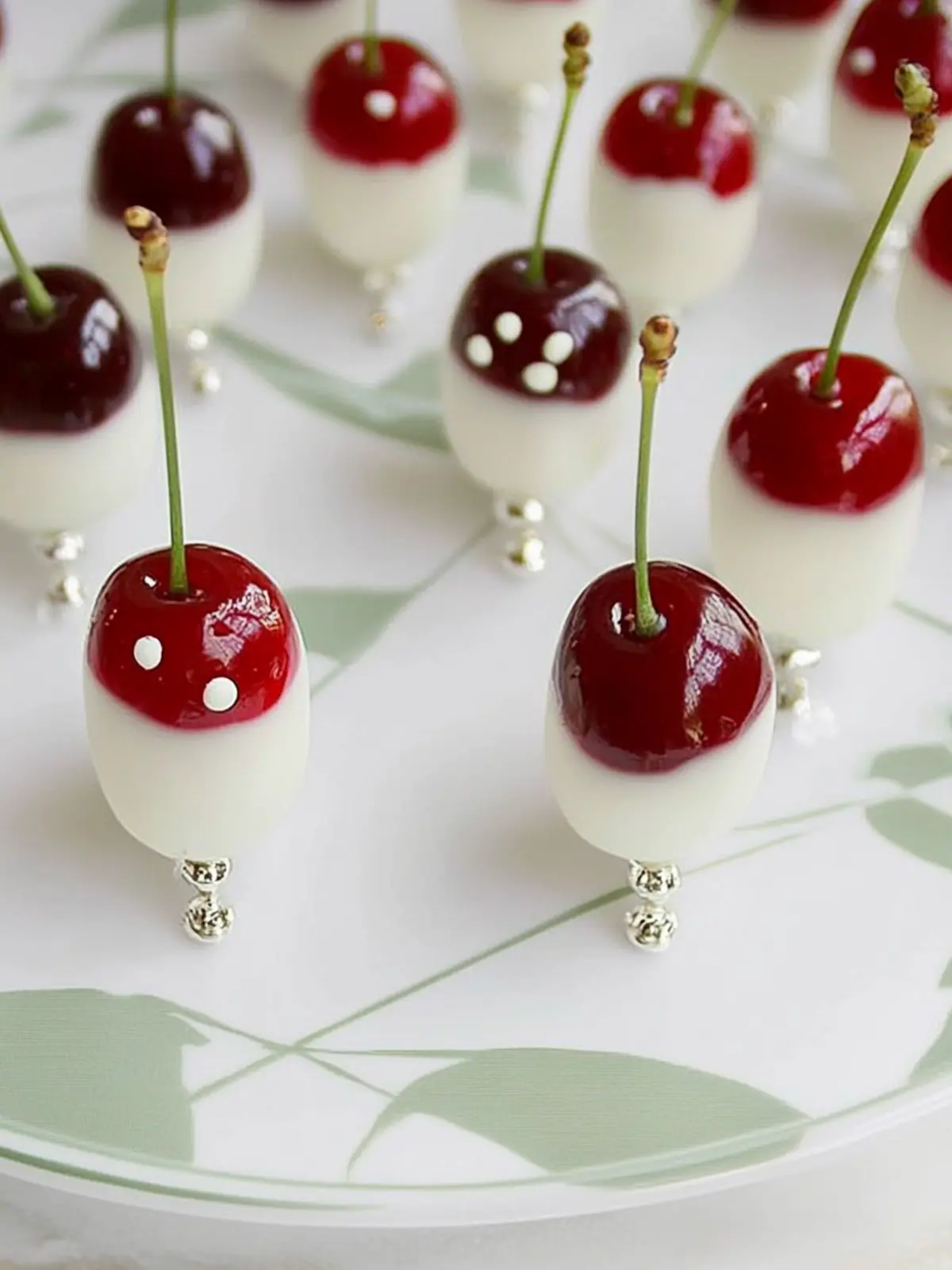 Irresistibly Sweet White Chocolate Dipped Cherries Delight 4 White Chocolate Dipped Cherries