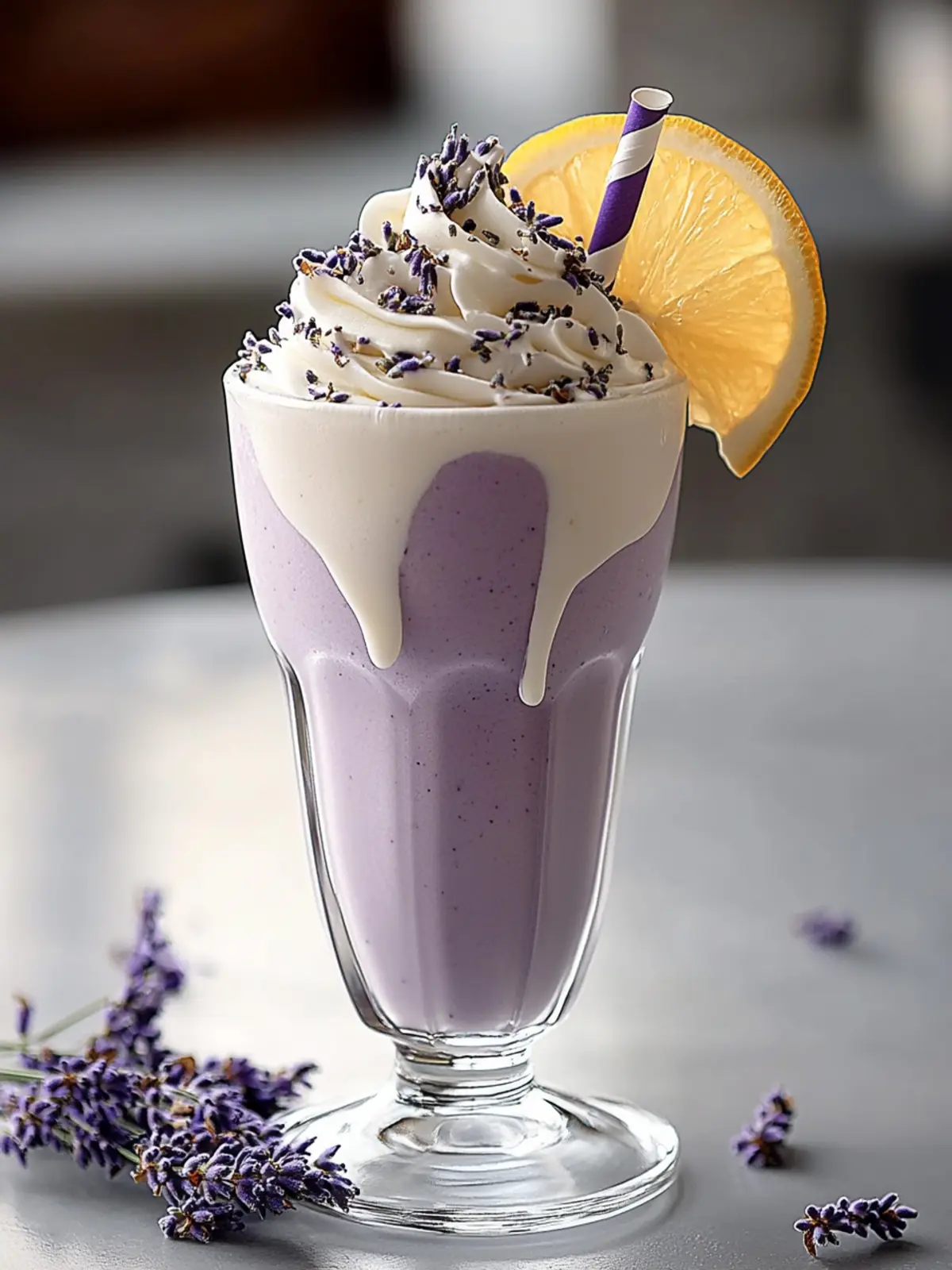 Earl Grey Lavender Milkshake: A Cozy Twist on Ice Cream Delight 4 Earl Grey Lavender Milkshake
