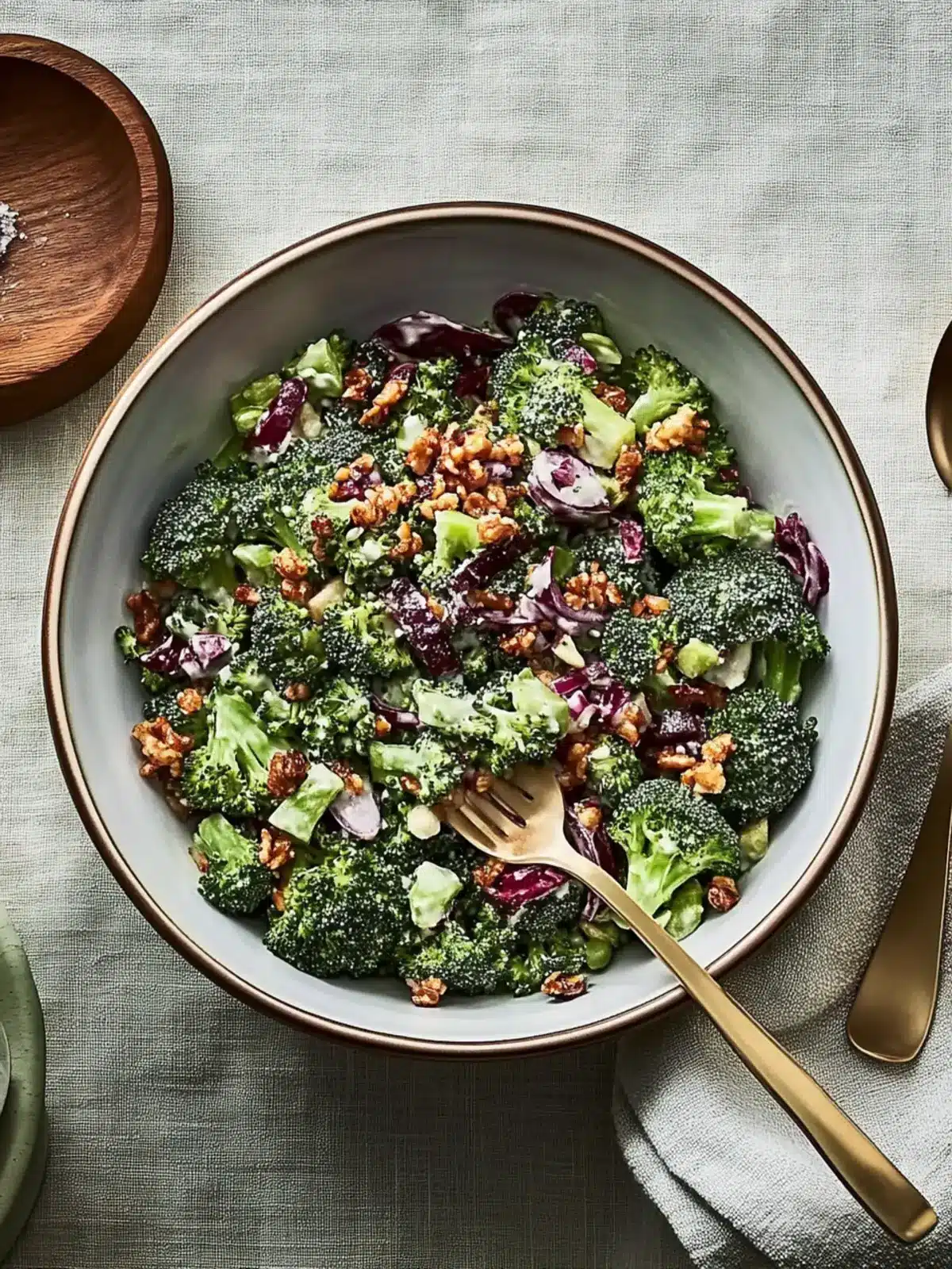 Deliciously Crunchy Broccoli Salad with Sweet Bacon Twist 4 Broccoli Salad