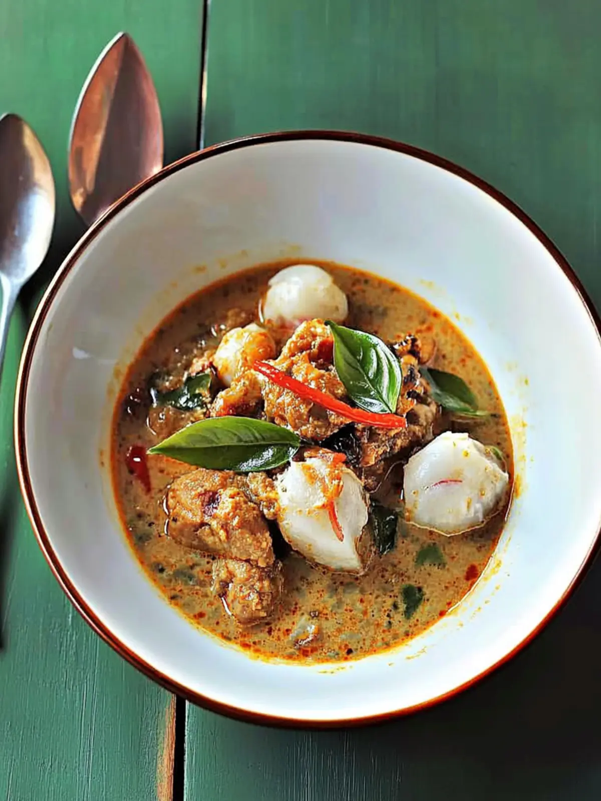 Red Duck Curry with Lychees