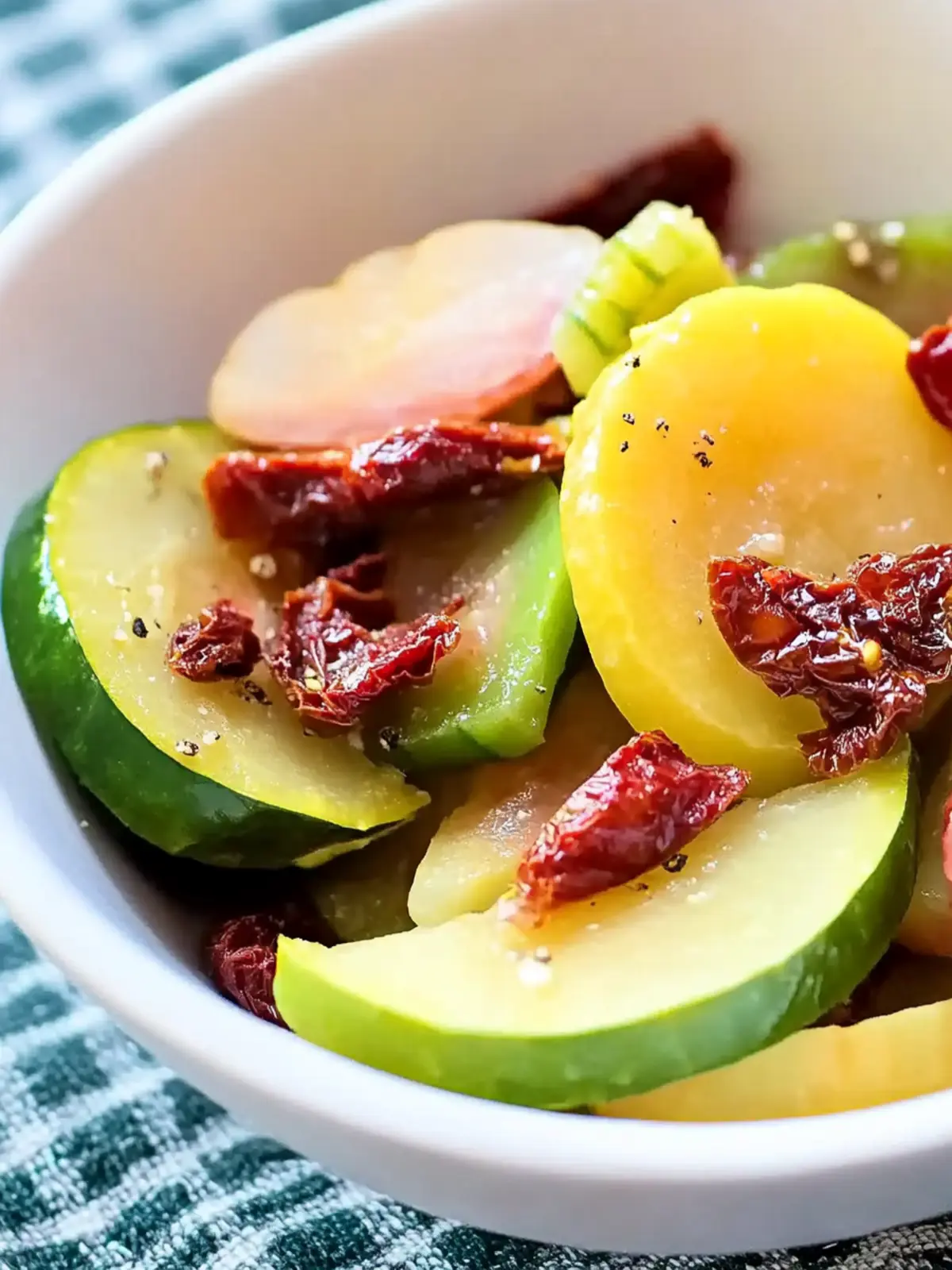 Steamed Squash Medley with Sun-Dried Tomatoes