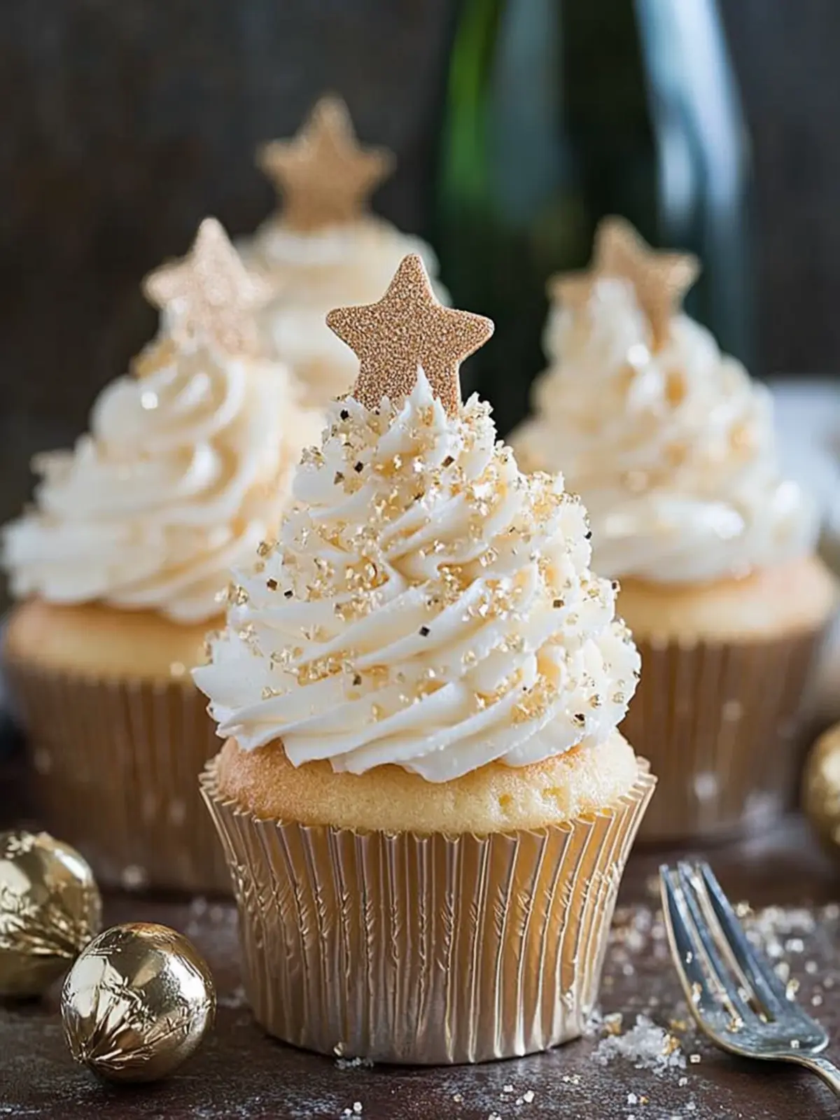Easy Champagne Cupcakes