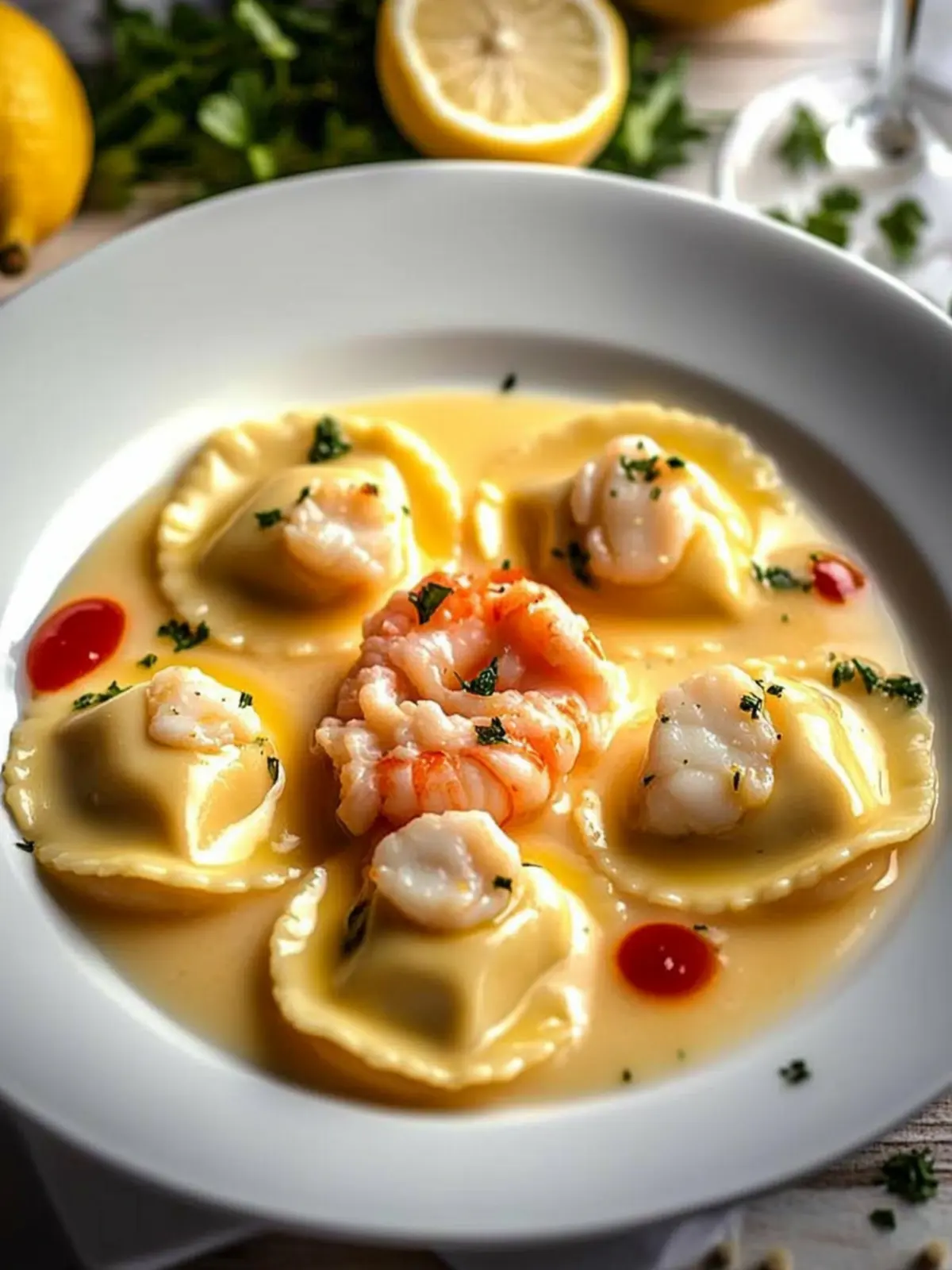 Lobster Ravioli With Lemon Butter Sauce for Effortless Elegance 4 Lobster Ravioli With Lemon Butter Sauce
