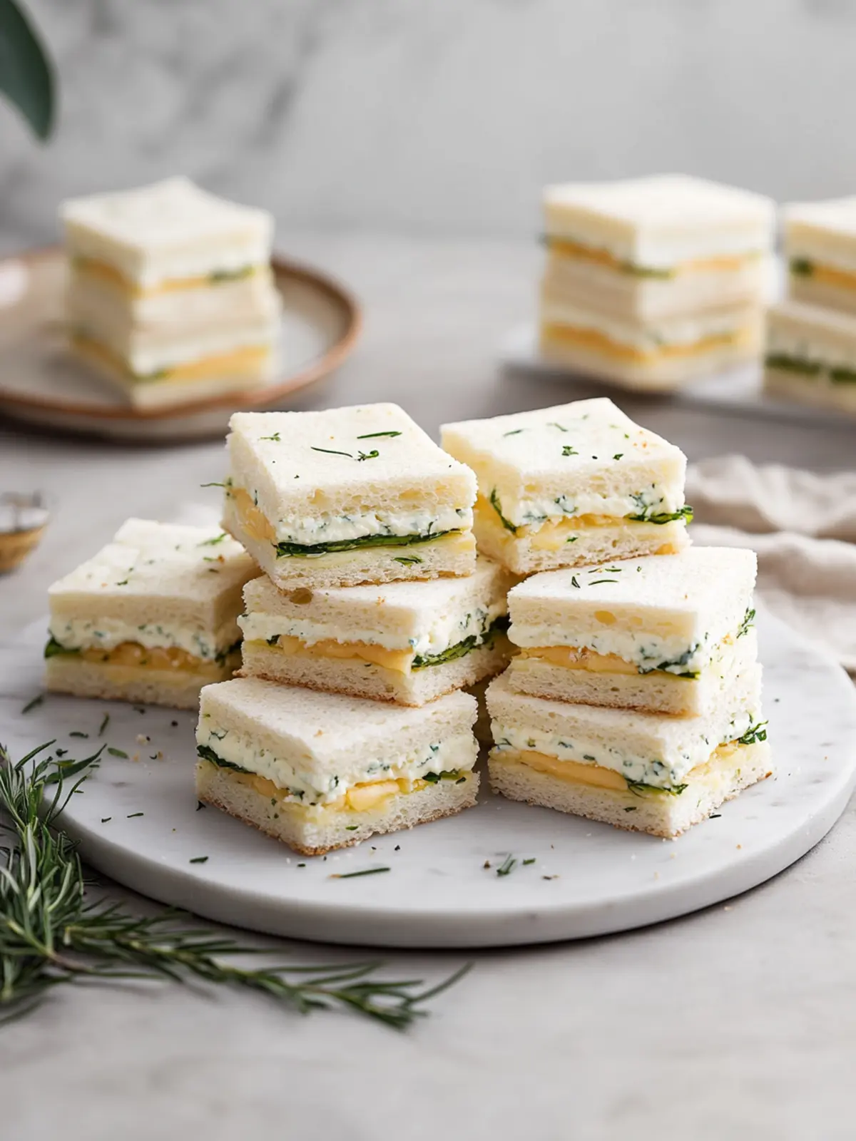 Gouda Cheese Tea Sandwiches
