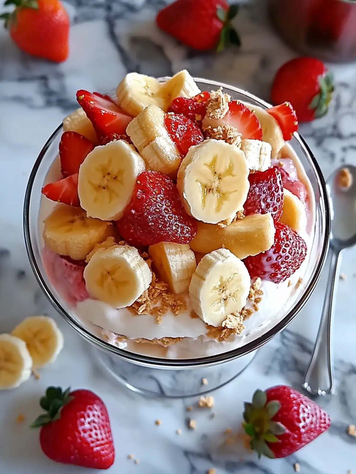 Strawberry Banana Pudding