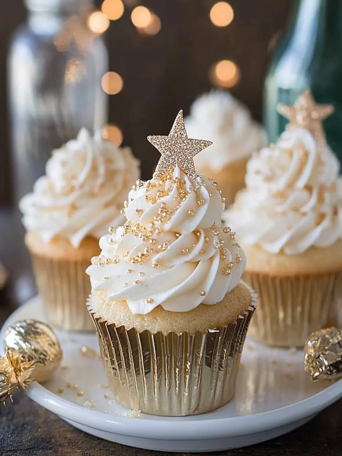Easy Champagne Cupcakes