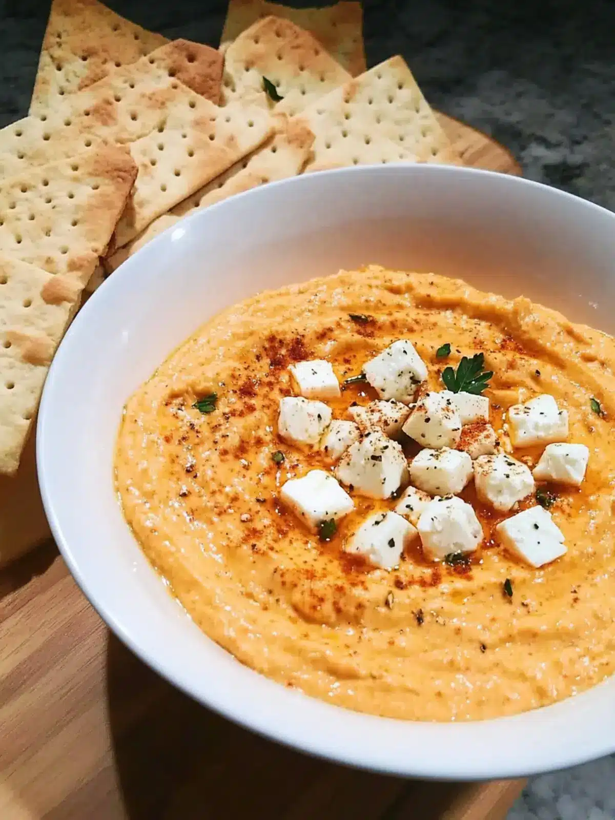 Irresistible Feta Roasted Red Pepper Dip for Perfect Snacking 3 Feta Roasted Red Pepper Dip