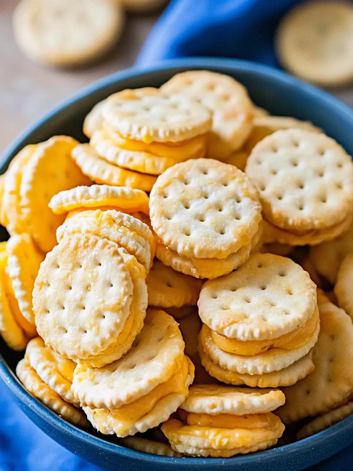 Create Delicious Copycat Ritz Cheese Cracker Sandwiches at Home 2 Copycat Ritz Cheese Cracker Sandwiches