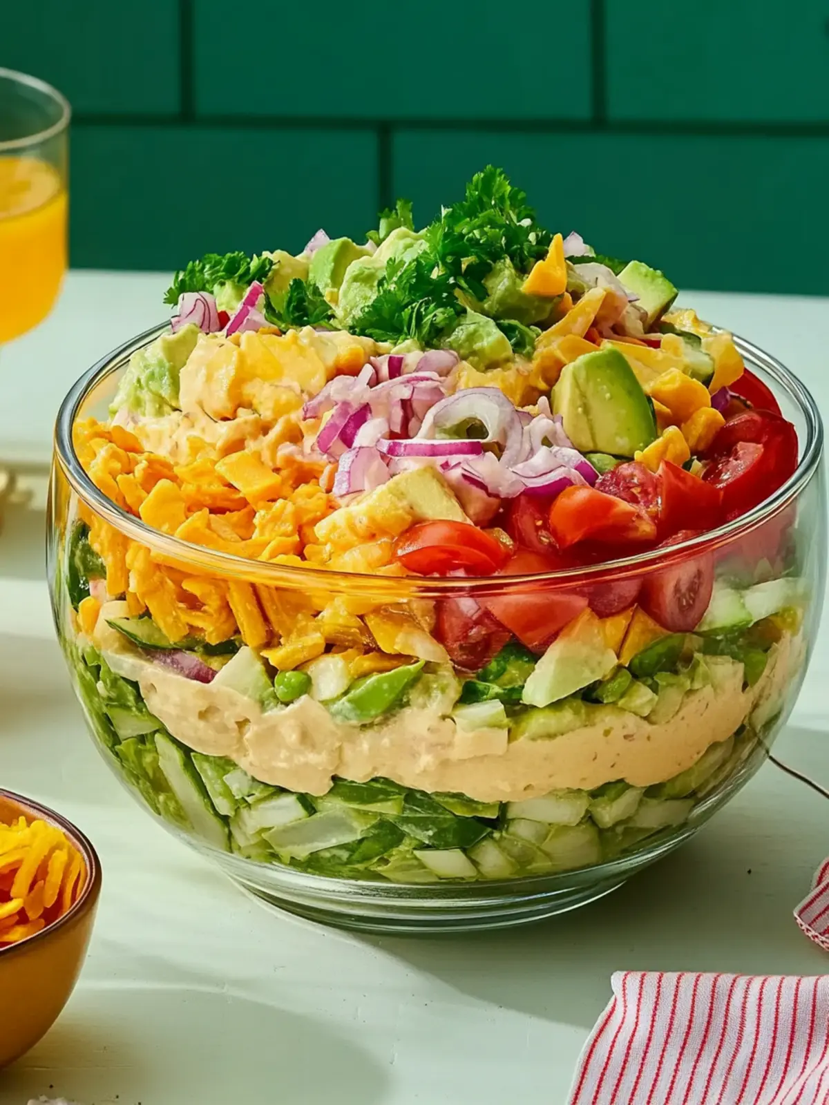 Seven Layer Salad: A Colorful Twist on Classic Freshness 4 Seven Layer Salad