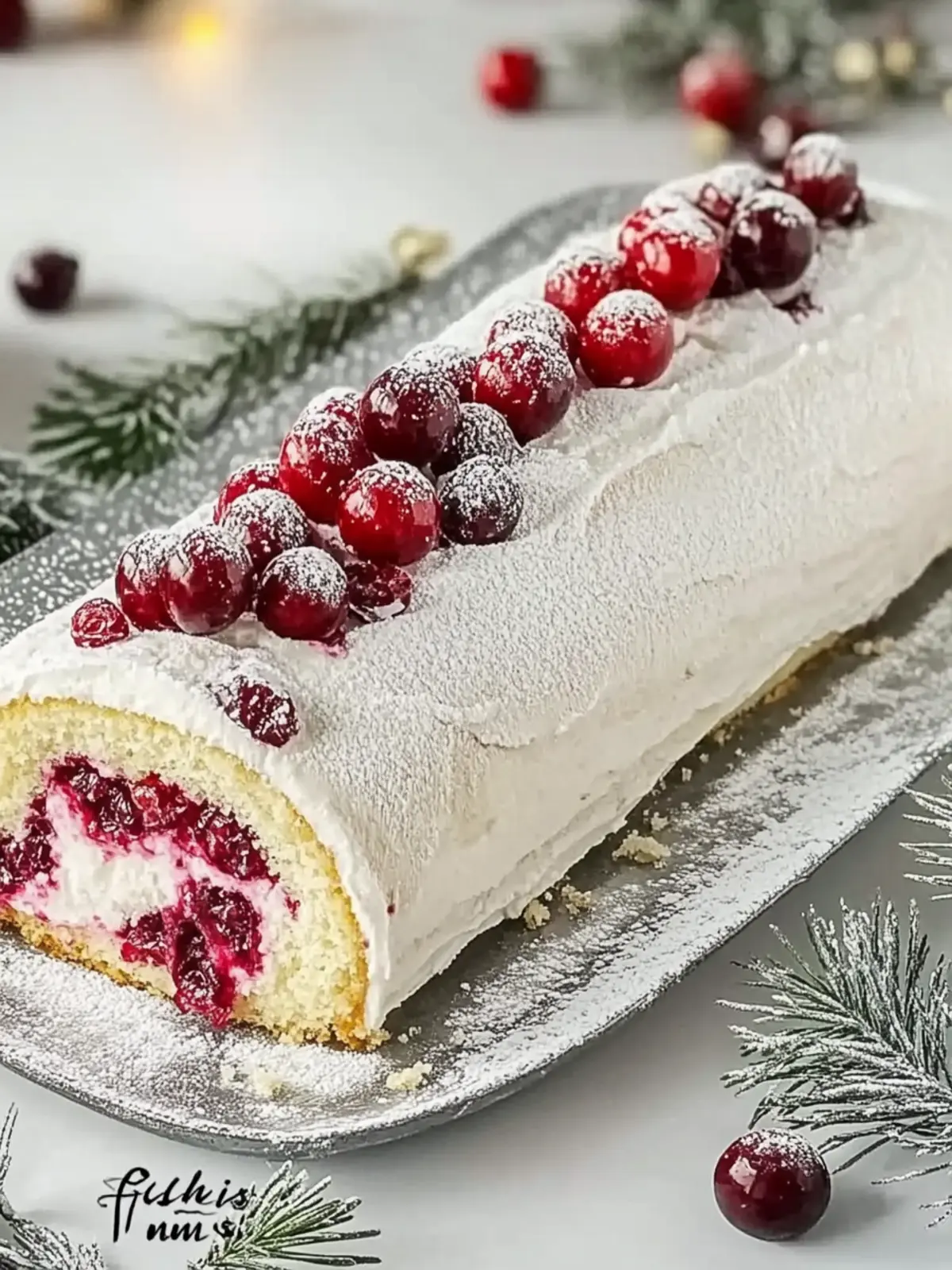 Ladyfinger Cranberry Cake Roll That Will Wow Your Guests 5 Ladyfinger Cranberry Cake Roll