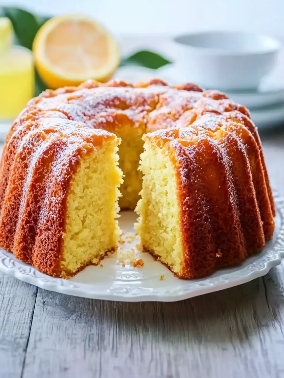 Easy Orange Liqueur Cake