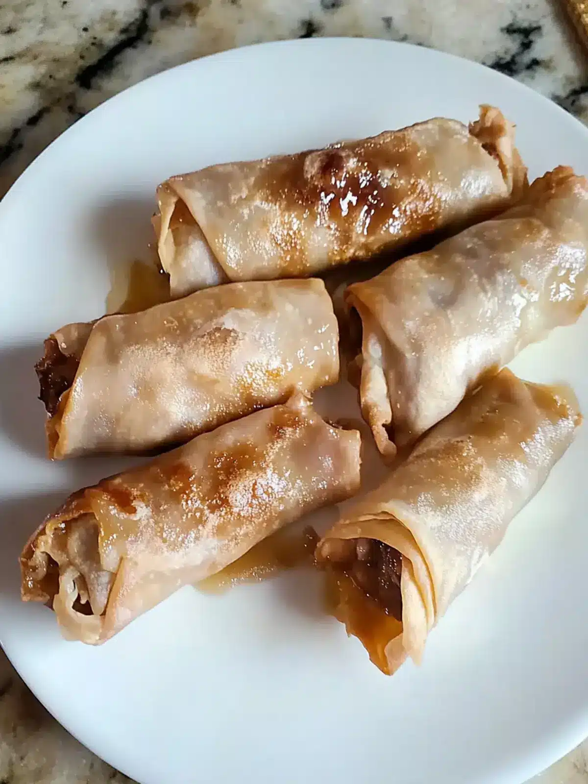 Air Fryer Apple Pie Egg Rolls
