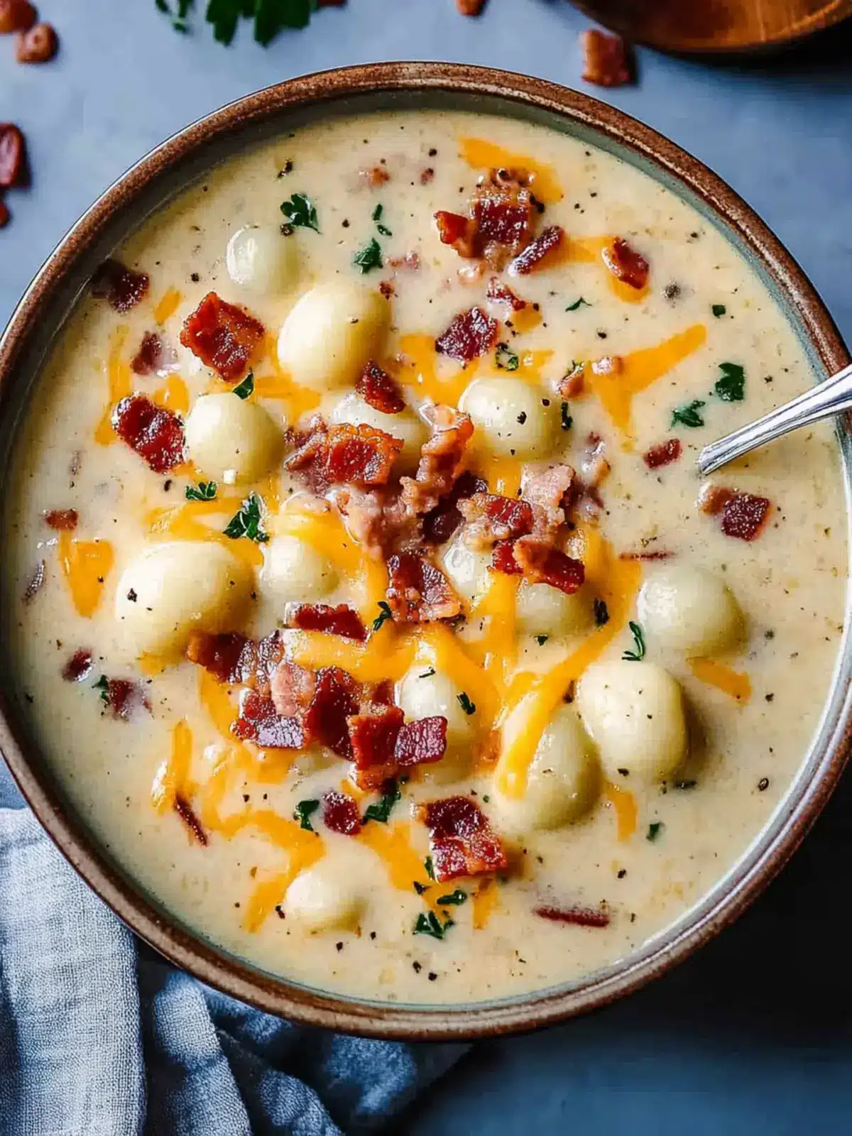 Irresistible Bacon Cheddar Gnocchi Soup for Cozy Nights 3 Bacon Cheddar Gnocchi Soup