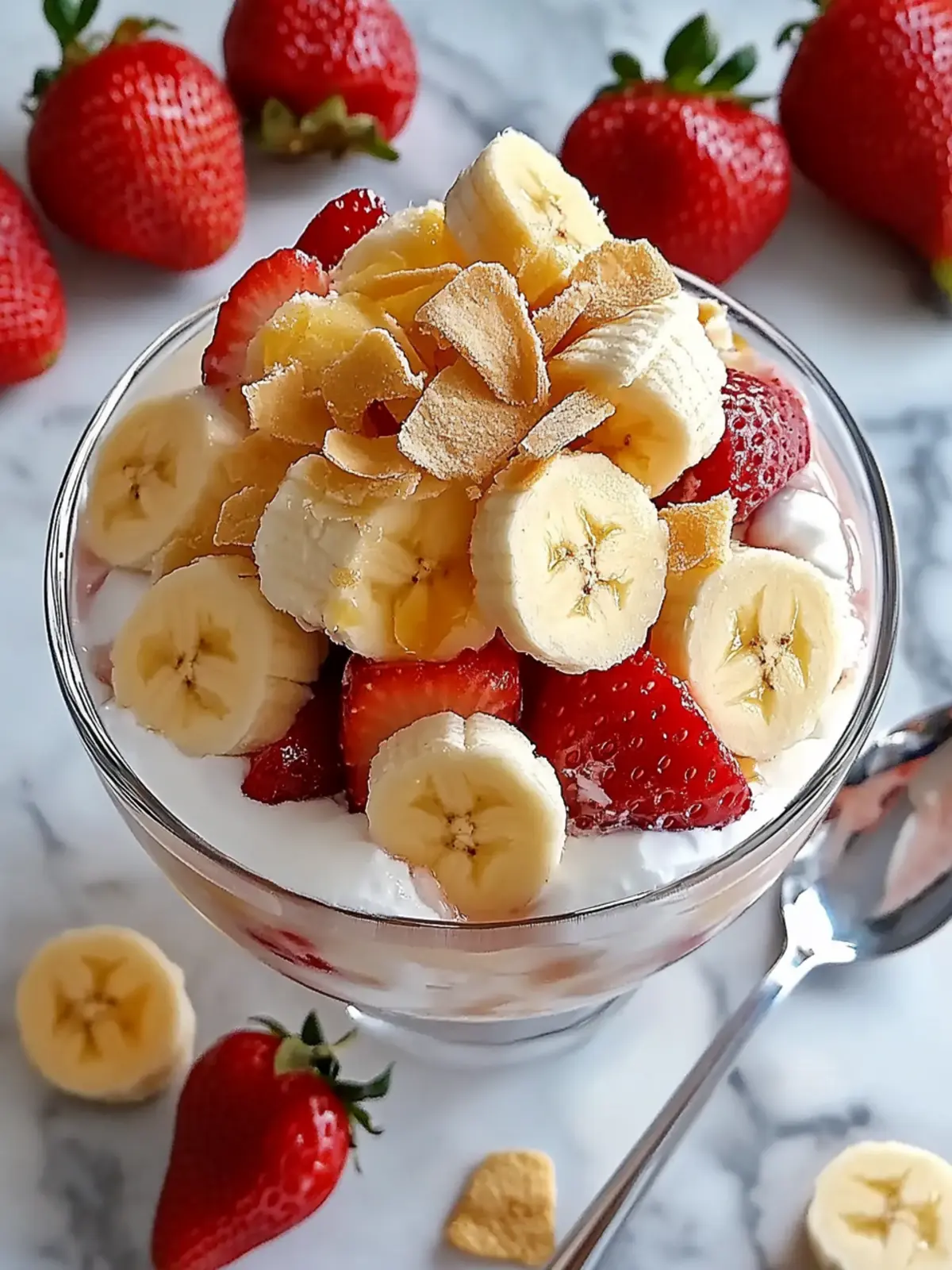 Strawberry Banana Pudding
