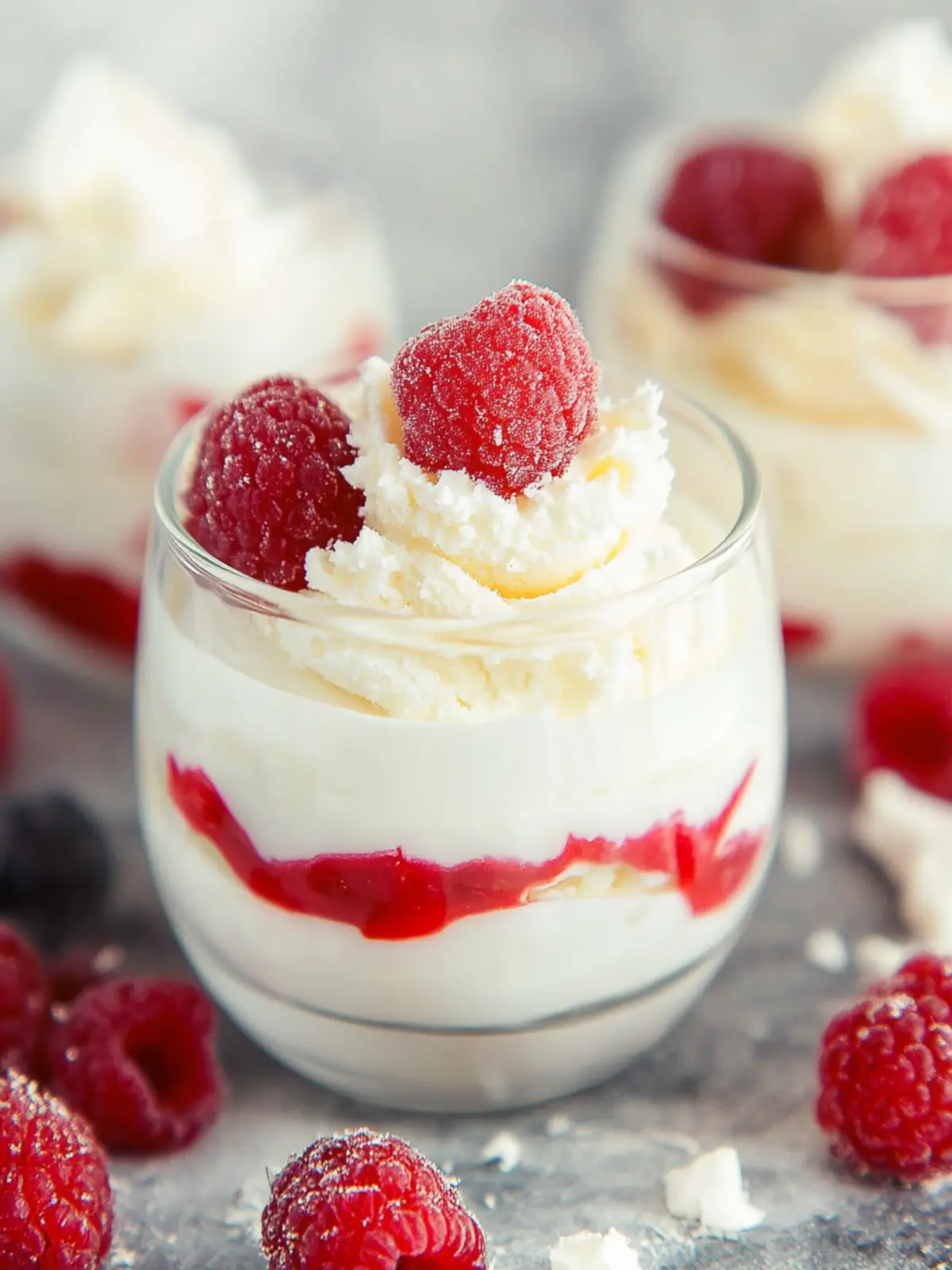 Decadent White Chocolate Mousse with Raspberry Delight 5 White Chocolate Mousse