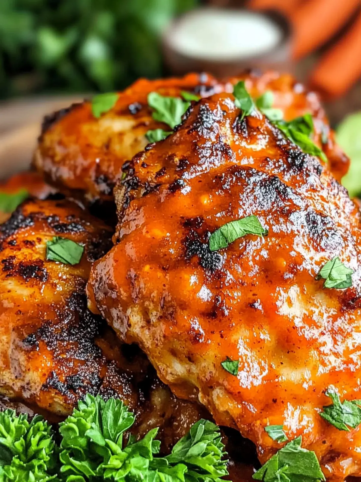 Buffalo Chicken Thighs