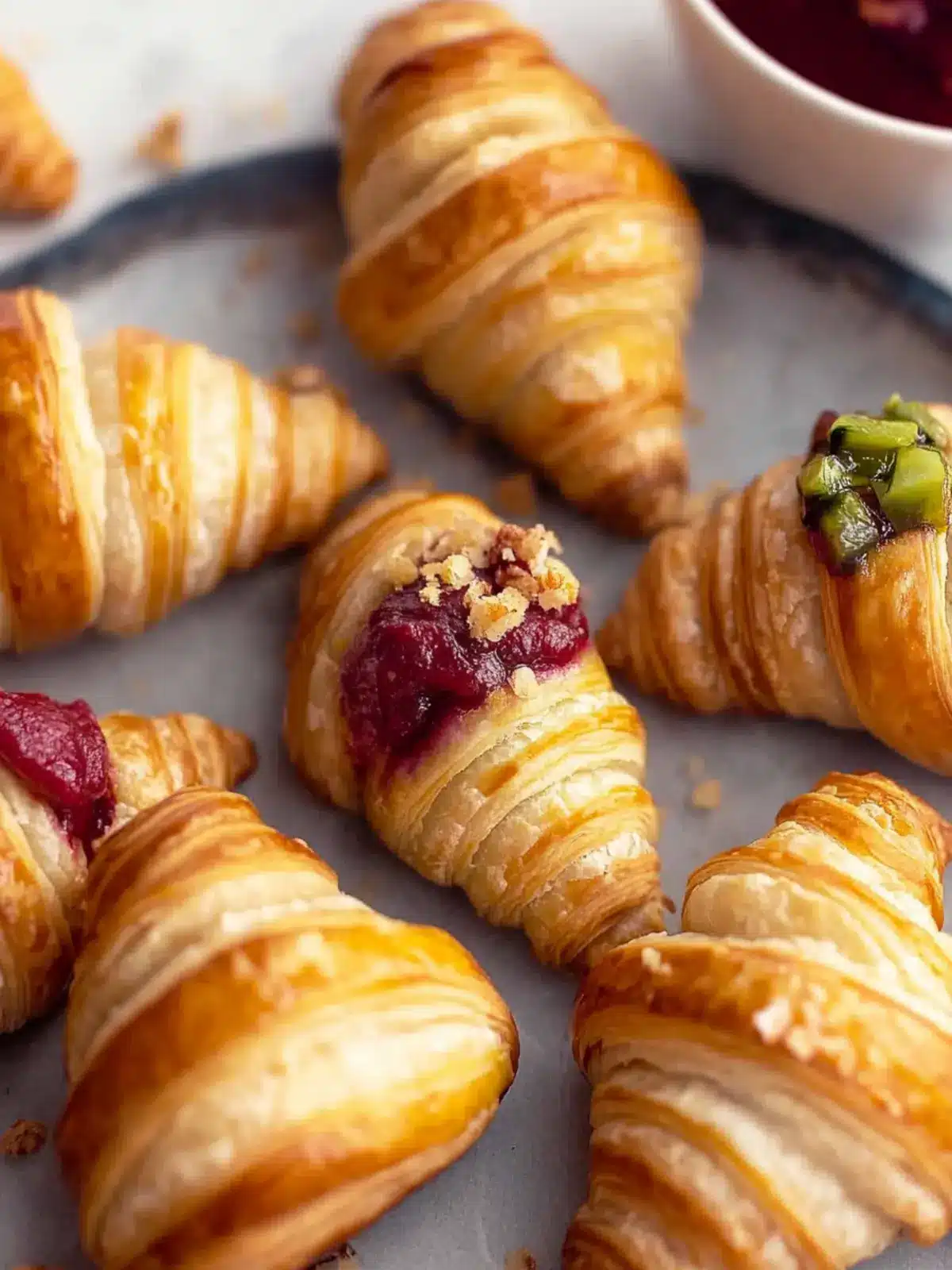 Puff Pastry Croissants (vegan)