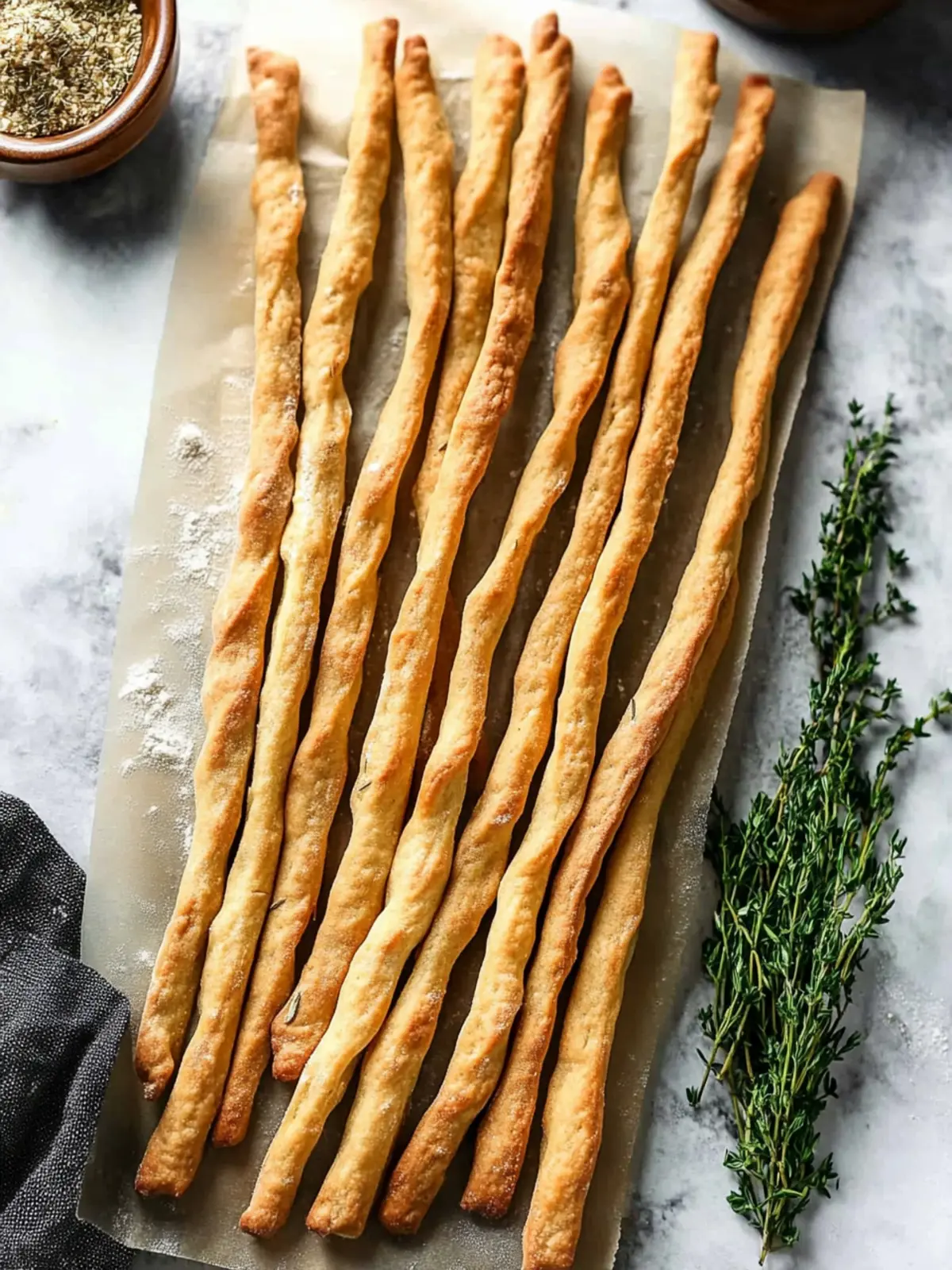 Delicious Rosemary and Thyme Grissini for Your Next Snack 5 Rosemary and Thyme Grissini