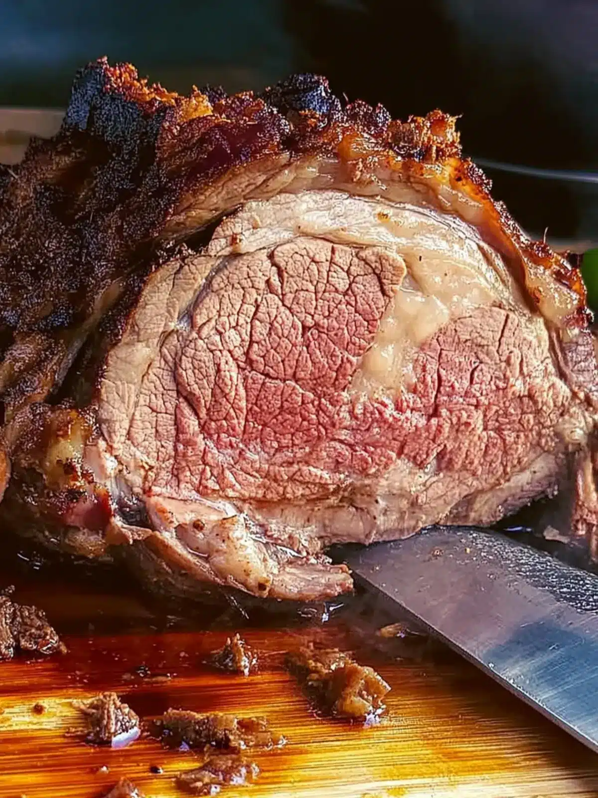 Smoked Standing Rib Roast