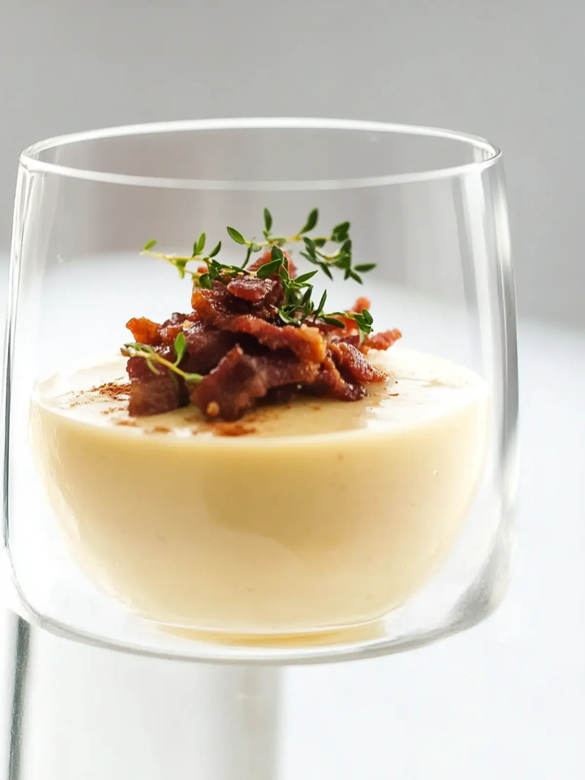 Chicken liver parfait with smoked bacon