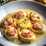 Lobster Ravioli With Lemon Butter Sauce