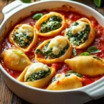 Spinach and Ricotta Stuffed Shells