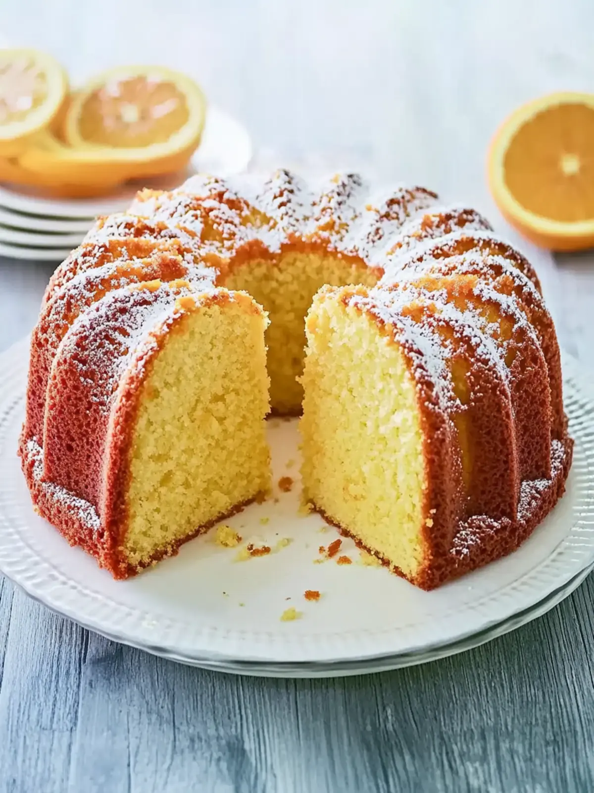 Easy Orange Liqueur Cake