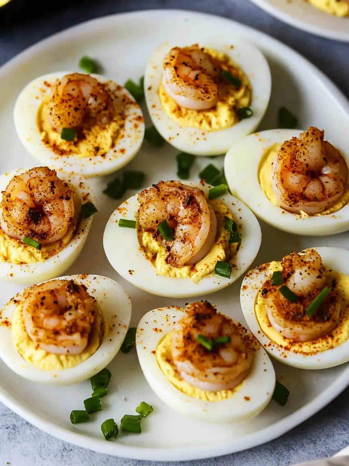 Cajun Shrimp Deviled Eggs