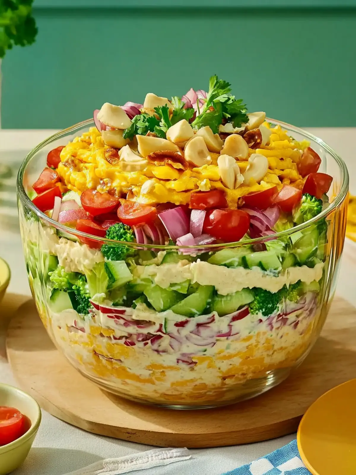 Seven Layer Salad: A Colorful Twist on Classic Freshness 2 Seven Layer Salad