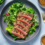 Grilled Sesame-Crusted Tuna Steaks