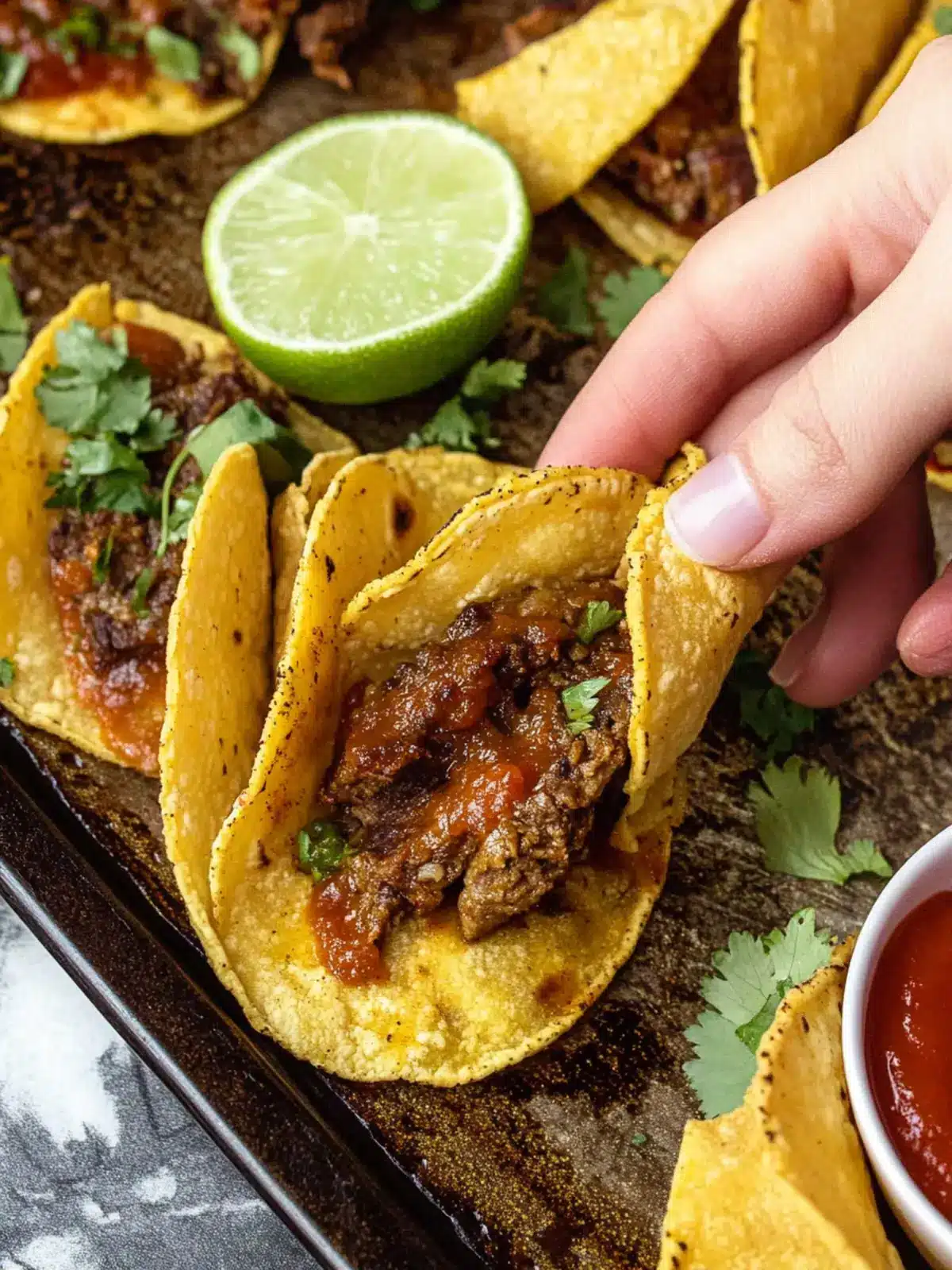 Crispy Baked Beef Tacos: A Flavorful Twist on Taco Night 5 Crispy Baked Beef Tacos