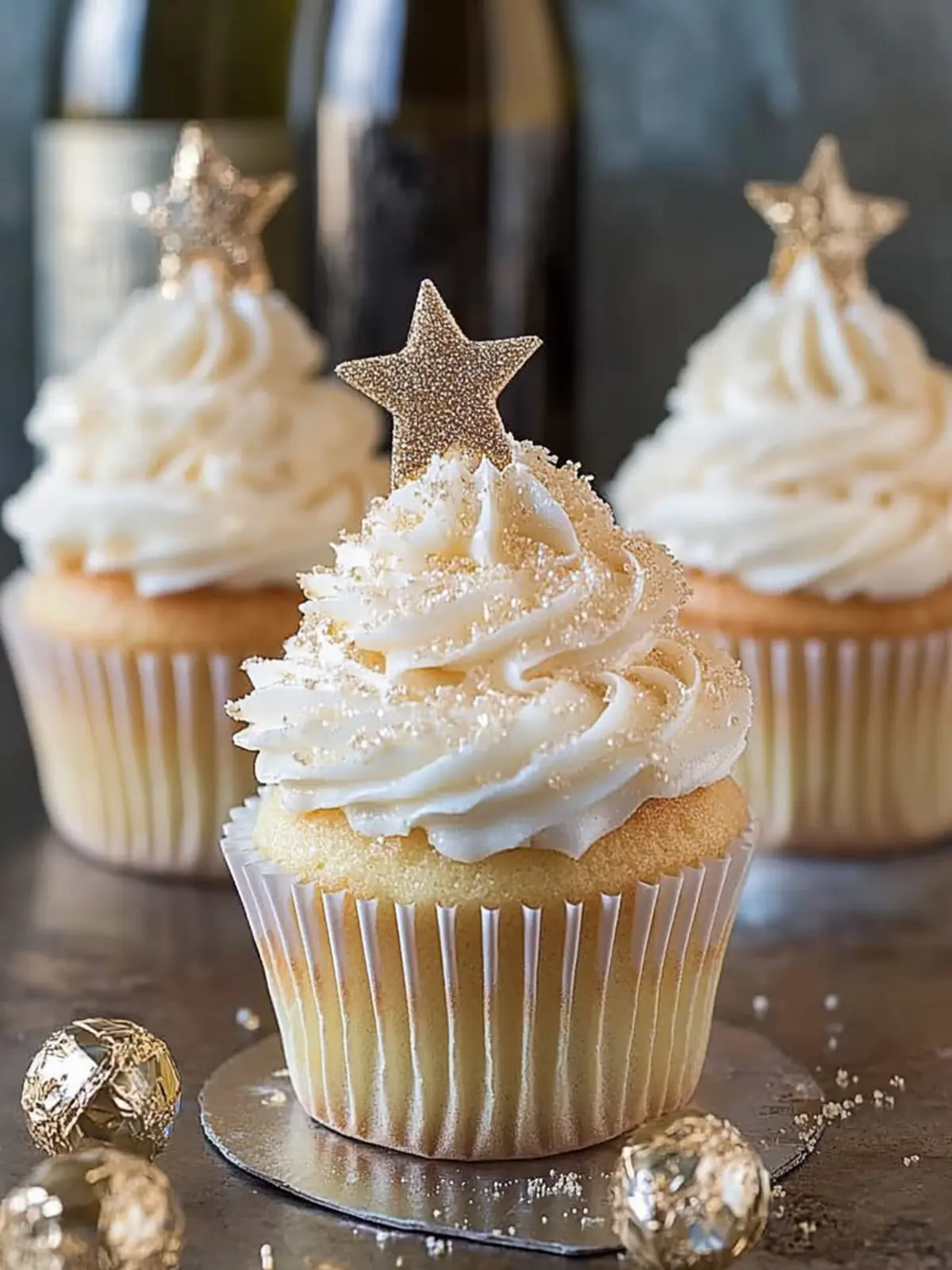 Easy Champagne Cupcakes