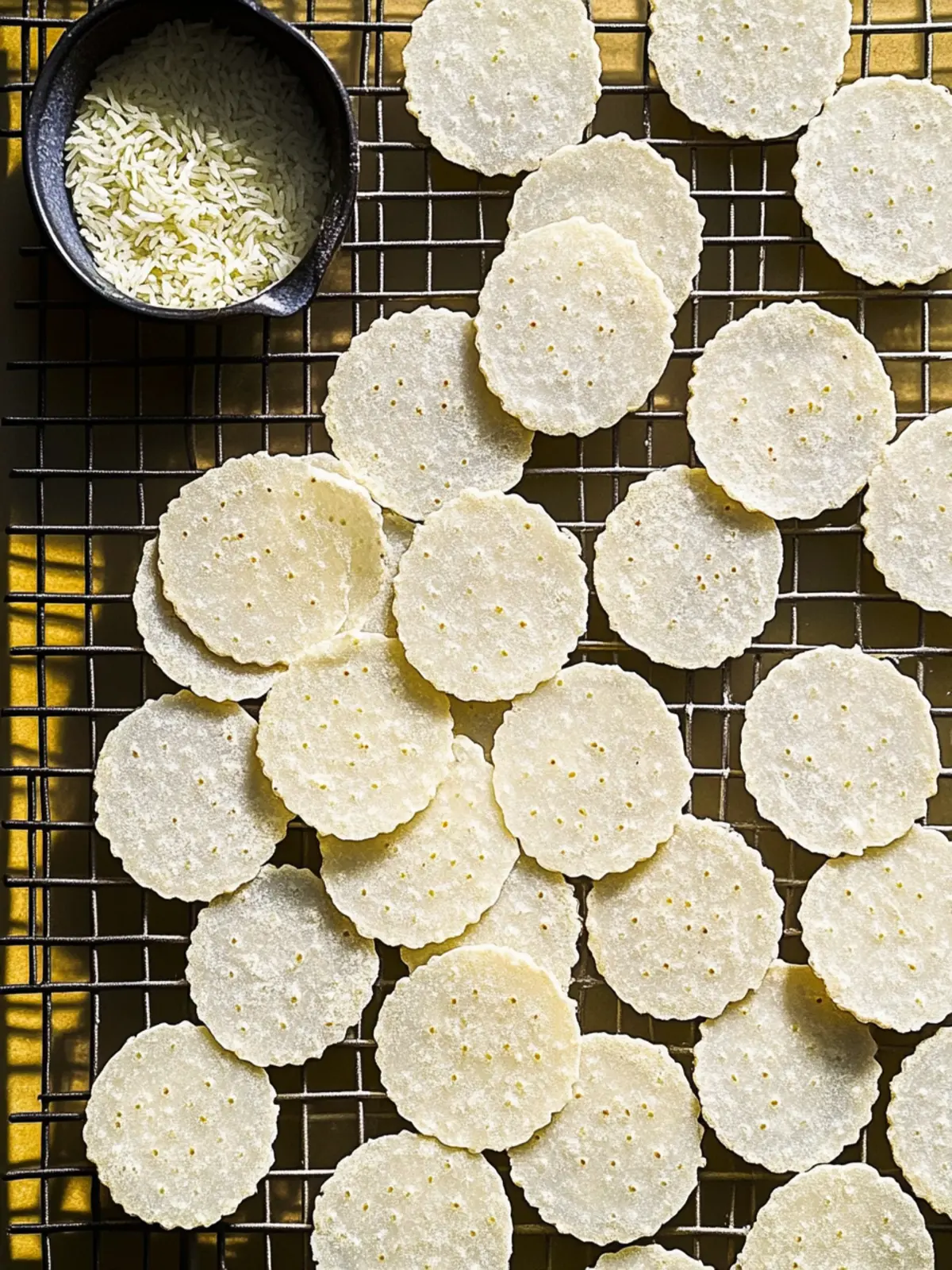 Crispy Homemade Rice Crackers: Your New Snack Obsession 2 Homemade Rice Crackers