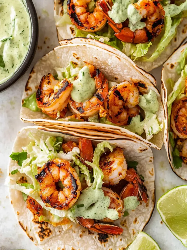 Grilled Prawn Tacos