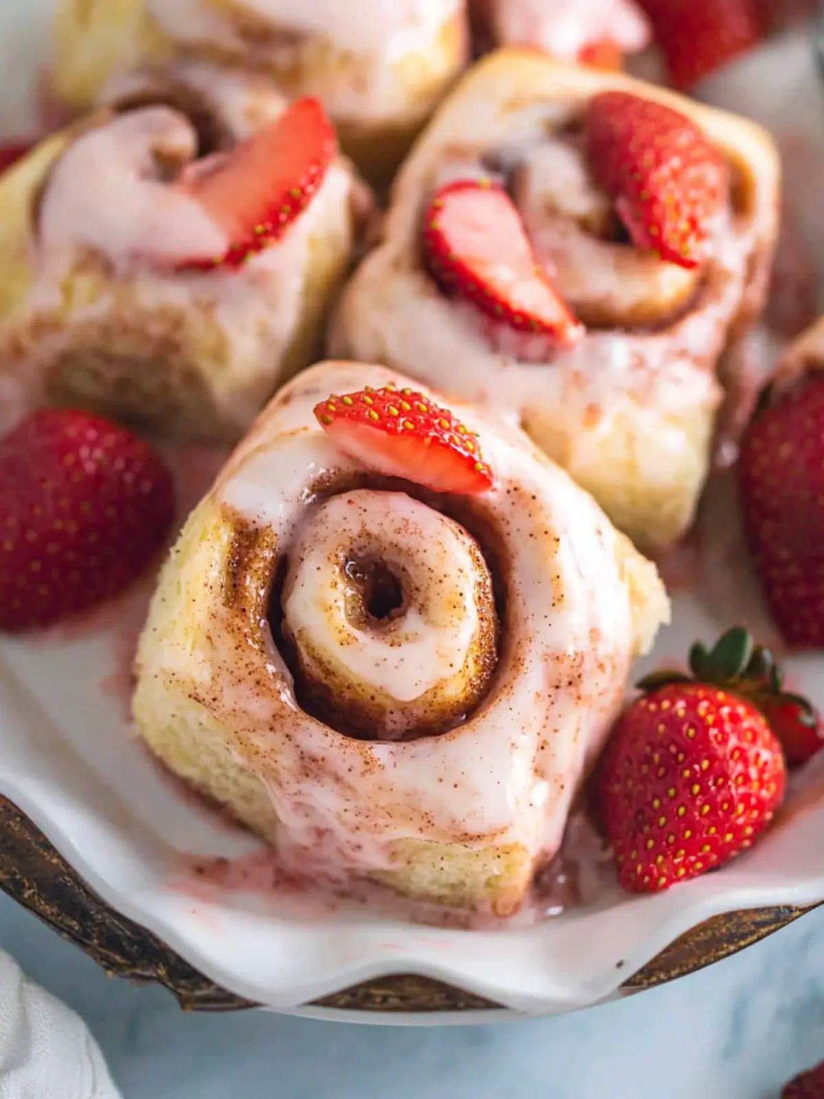 Strawberry Cinnamon Rolls