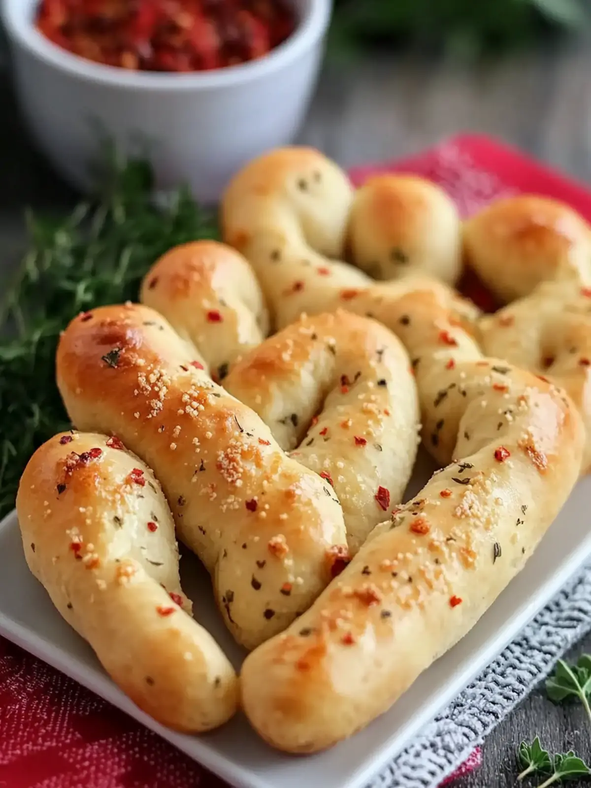 Heart Shaped Breadsticks: Love at First Bite! 4 Heart Shaped Breadsticks