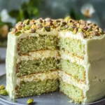 Pistachio Mascarpone Layer Cake