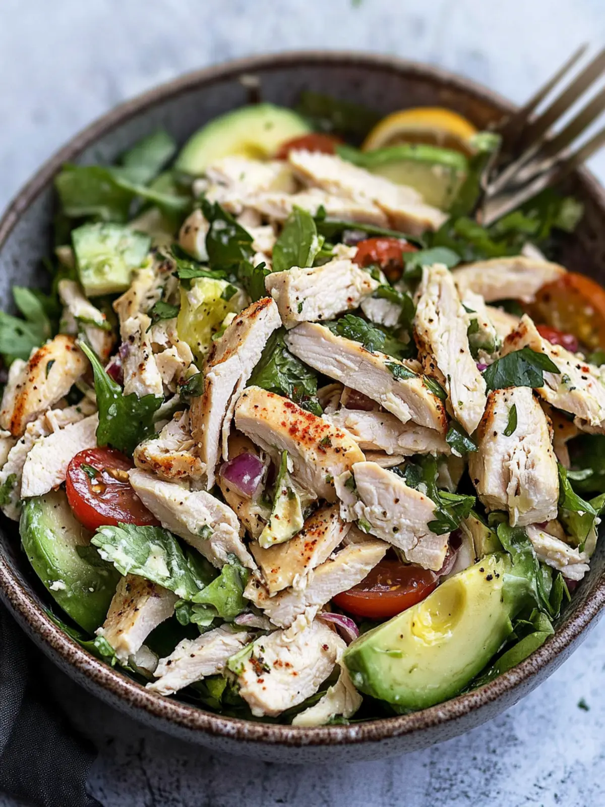 Easy And Healthy Chicken Salad Recipe (No Mayo)