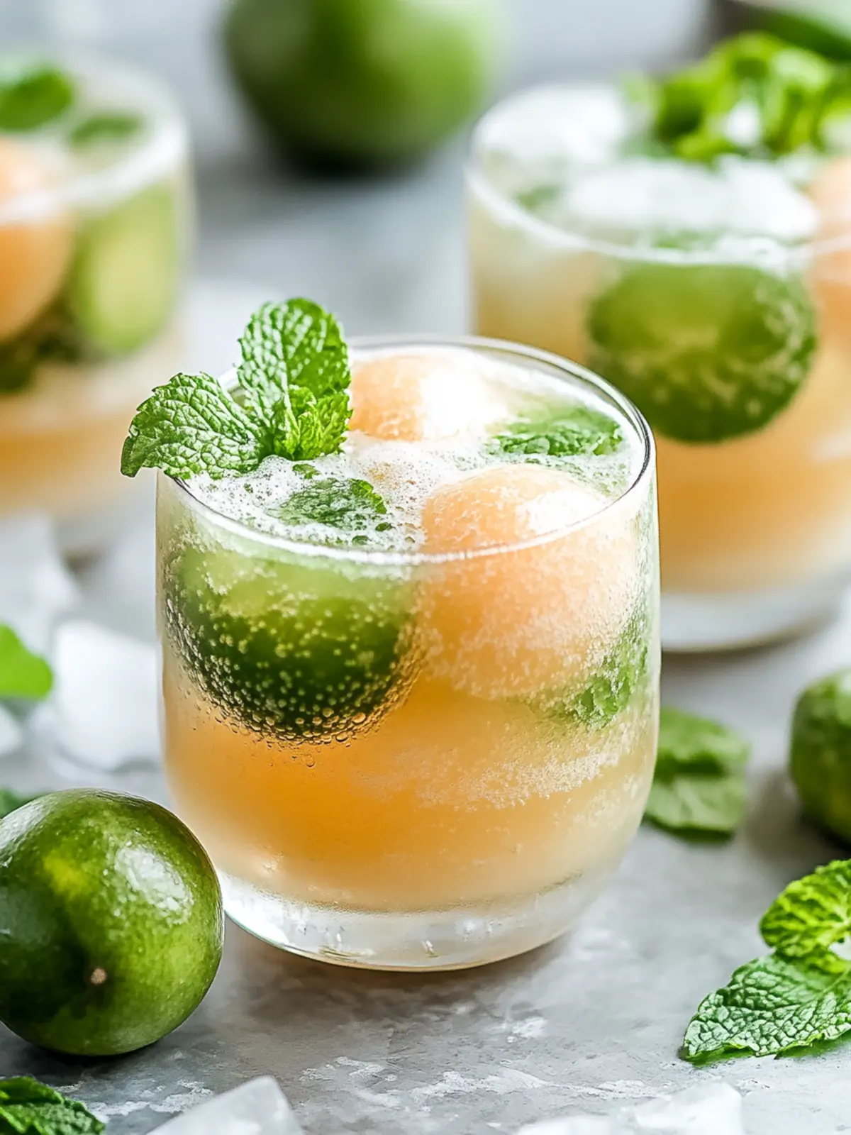 Minted Melon Fizz