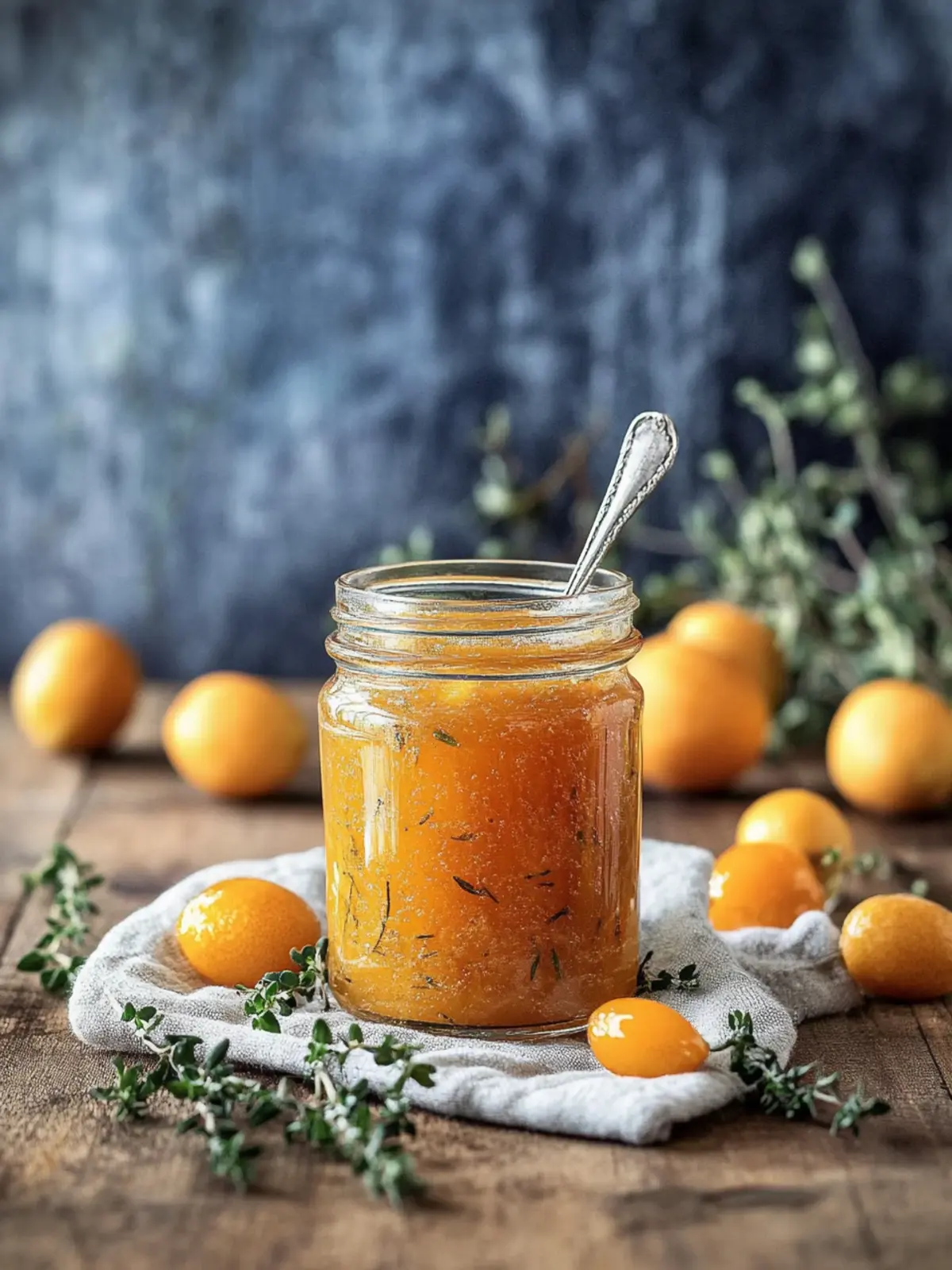 Kumquat Lemon Thyme Marmalade