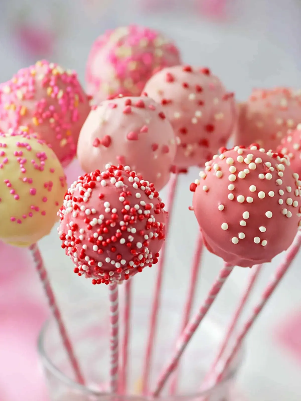 Easy Valentine’s Cake Pops (with cake mix)