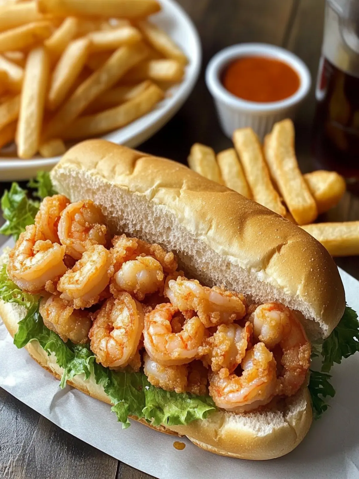 Shrimp Po’ Boy Sandwich